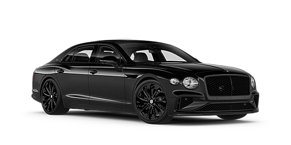 JCT600 Limited Bentley New Flying Spur Black Edition front three quarter in Onyx paint